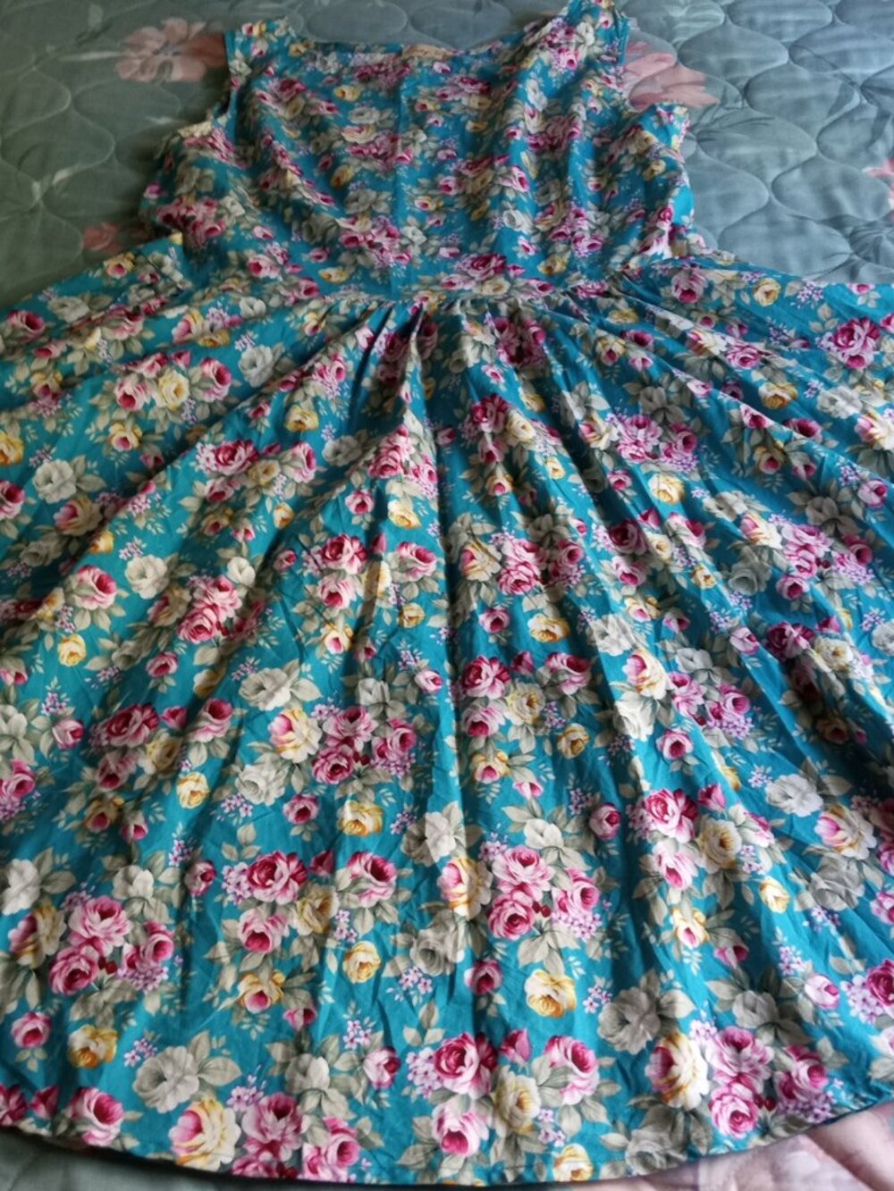Lindy Bop Floral Summer Dress 2XL